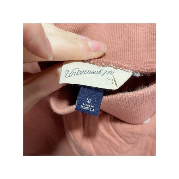 Universal Thread Womens XL Quilted Jogger Pants Coral Thick Ankle Cozy - Picture 4 of 5